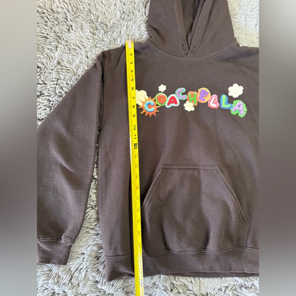 Coachella Valley Music & Arts Festival 2023 Hoodie Brown Graphic Pullover Size S - Picture 3 of 8